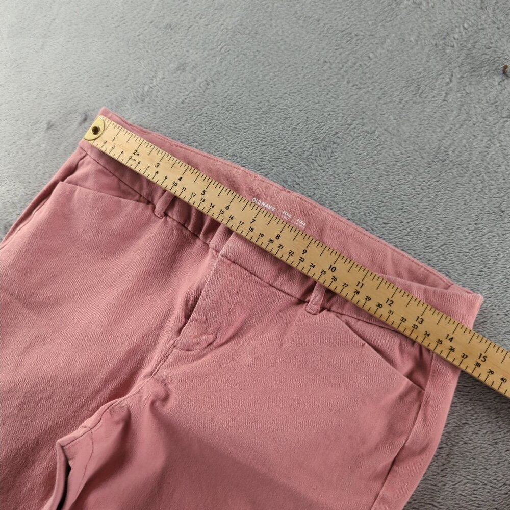 Old Navy Womens 8 Pink Pixie Ankle Slim Fit Stretch Pull On Pants - Picture 2 of 9
